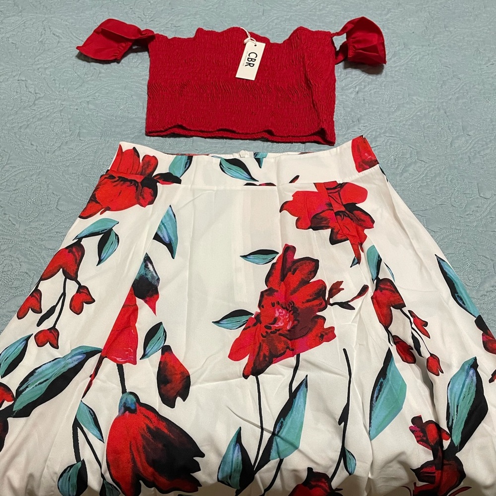 2 piece skirt set
